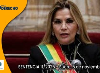 Vea el Auto Supremo que dispone la ABSOLUCIÓN de la expresidenta Jeanine Añez por el delito de Resoluciones Contrarias a la Constitución y las leyes
