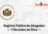 El Registro Público de Abogados pasa a depender del Ministerio de la Presidencia