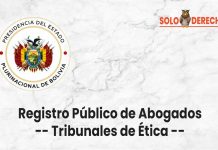 El Registro Público de Abogados pasa a depender del Ministerio de la Presidencia