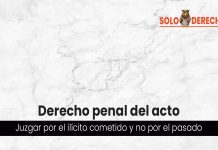 Derecho penal del acto
