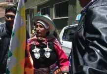 Tras declarar, la exdiputada Lidia Patty ingresa a celdas de la Felcc