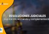 De la complementación de Resoluciones Jurisdiccionales