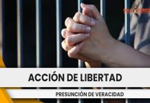 Sobre el principio de presunción de veracidad en la acción de libertad