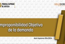 Sobre la improponibilidad objetiva de la pretensión