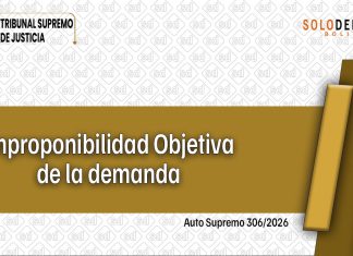 Sobre la improponibilidad objetiva de la pretensión