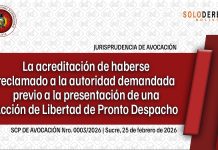 Debe agotarse la via intraprocesal previo a presentar una Acción de Libertad de Pronto Despacho