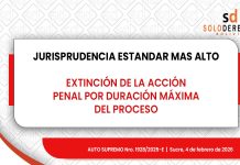 Argumentos de la excepción de la extinción de la acción penal por vencimiento del plazo máximo de duración del proceso