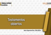 Sobre las reglas formales de los Testamentos y la característica de los Testamentos Abiertos